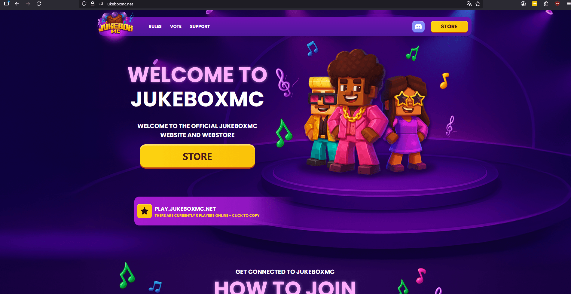 JukeboxMC Website + Store - Project by Enrique Boven