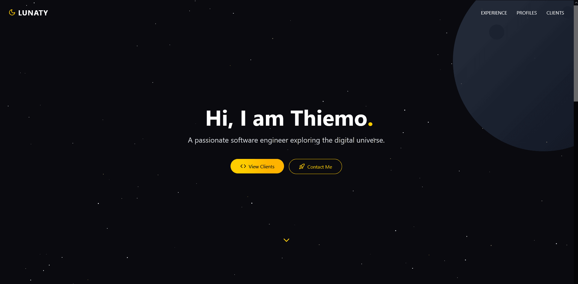 Lunaty Landing Page - Project by Enrique Boven