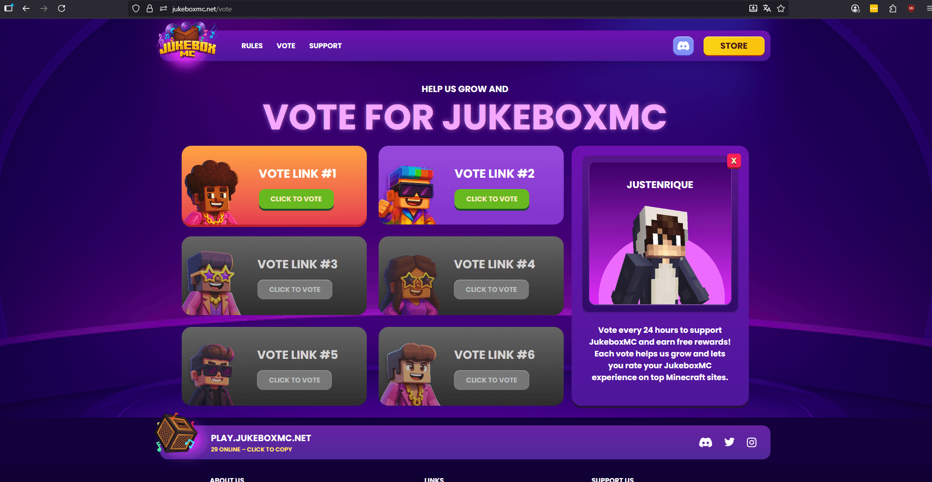 JukeboxMC Website + Store gallery image 3