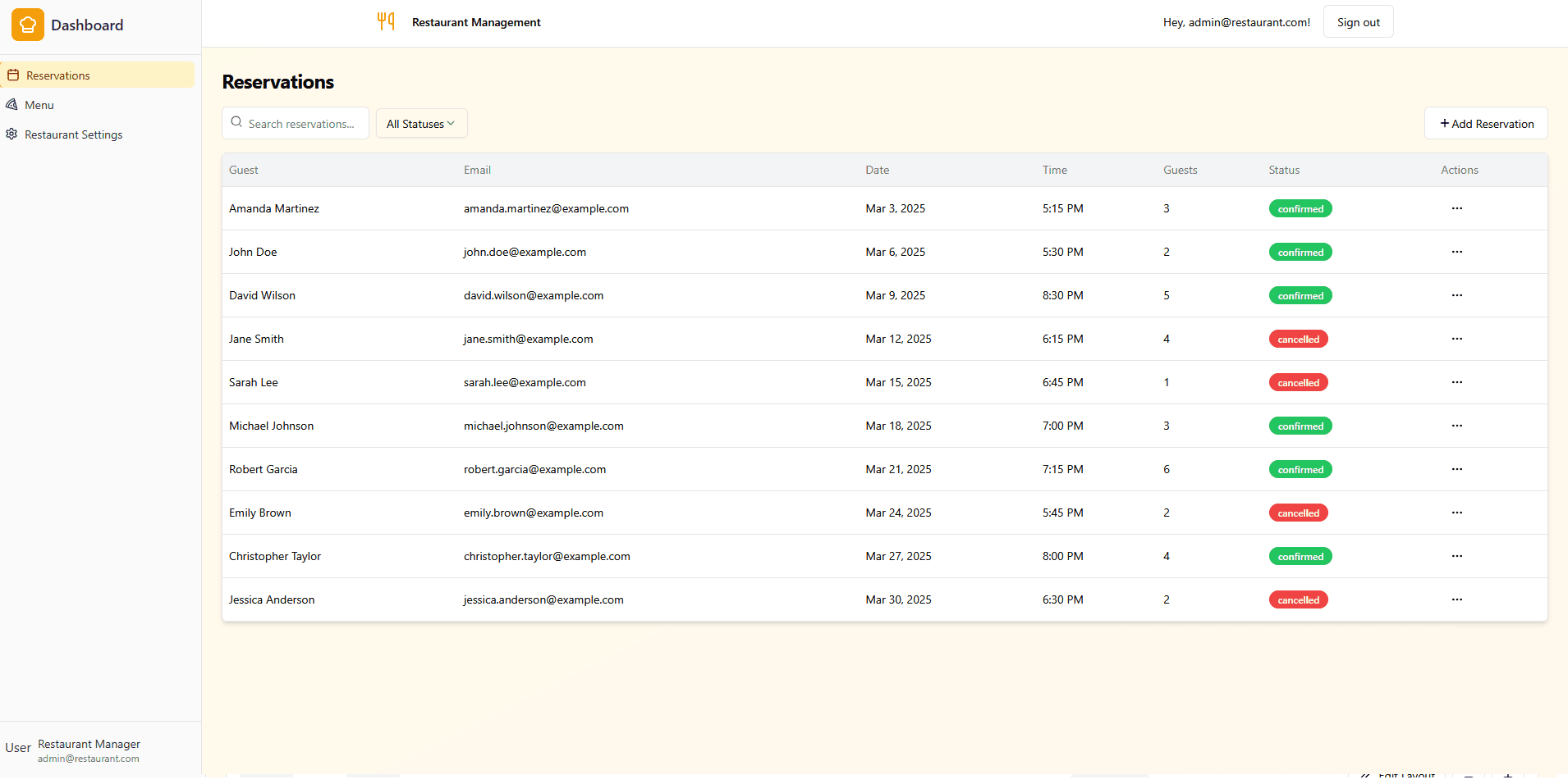 Restaurant Management System gallery image 4